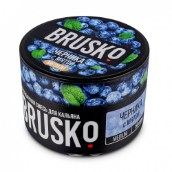 Смесь Brusko Medium Черника с мятой 50 грамм