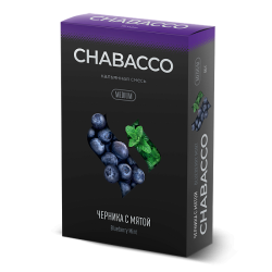 Смесь Chabacco Medium BLUEBERRY MINT (ЧЕРНИКА С МЯТОЙ) 50 гр