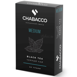 Смесь Chabacco Medium BLACK TEA (ЧЕРНЫЙ ЧАЙ) 50 гр