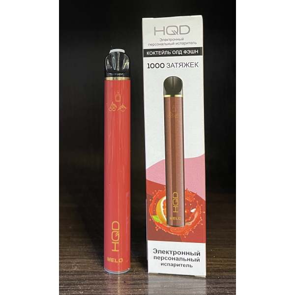 HQD melo coctail old faision (коктейль олд фэйшн) 1000 затяжек в Краснодаре