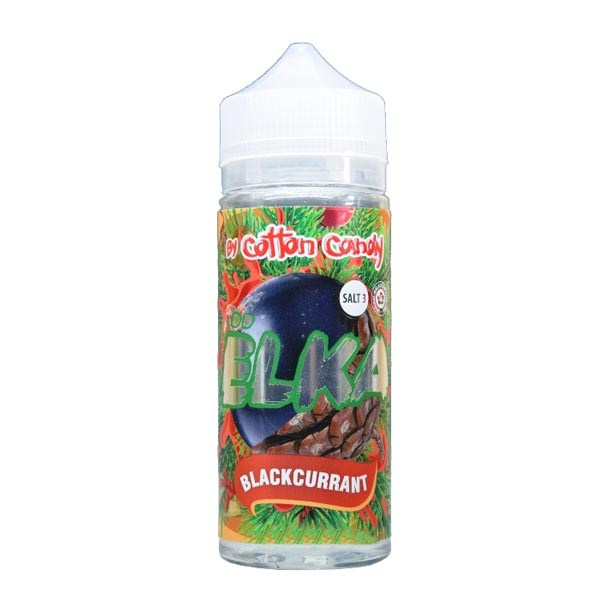 Жидкость Cotton Candy ЁLKA BLACKCURRANT (Хвоя С Мятой И Чёрной Смородиной) (120 мл, 0 мг/мл) в Краснодаре