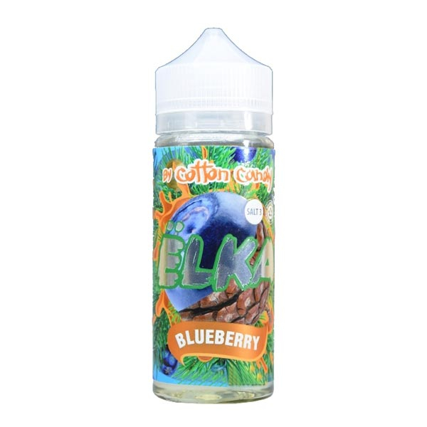 Жидкость Cotton Candy ЁLKA BLUEBERRY (Хвоя С Мятой И Черникой) (120 мл, 0 мг/мл) в Краснодаре