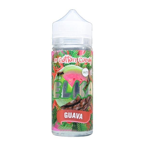 Жидкость Cotton Candy ЁLKA GUAVA (Хвоя С Мятой И Гуавой) (120 мл, 0 мг/мл) в Краснодаре