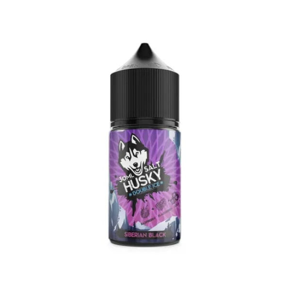 Жидкость Husky salt Double ice Siberian Black (Малина ежевика мята) (30 мл, 20 мг/мл) в Краснодаре