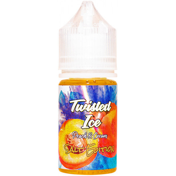 Жидкость Twisted Ice Salt Peach&Cream (Персиково Сливочный Щербет) (30 мл, 20 мг/мл) в Краснодаре