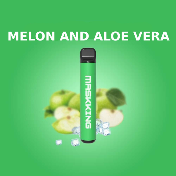 Одноразовая электронная сигарета Maskking High Pro Melon And Aloe Vera (Дыня Алоэ Вера) 1000 затяжек в Краснодаре
