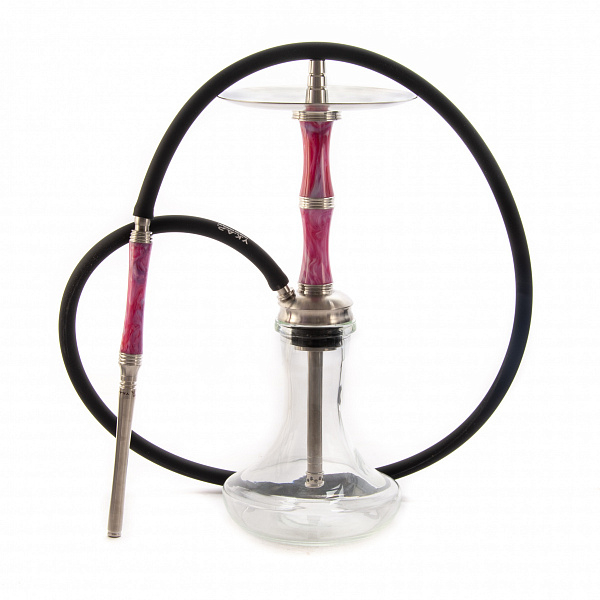Кальян Y.K.A.P. Mini STR M3 (Розовый,Белый, 39 см) в Краснодаре