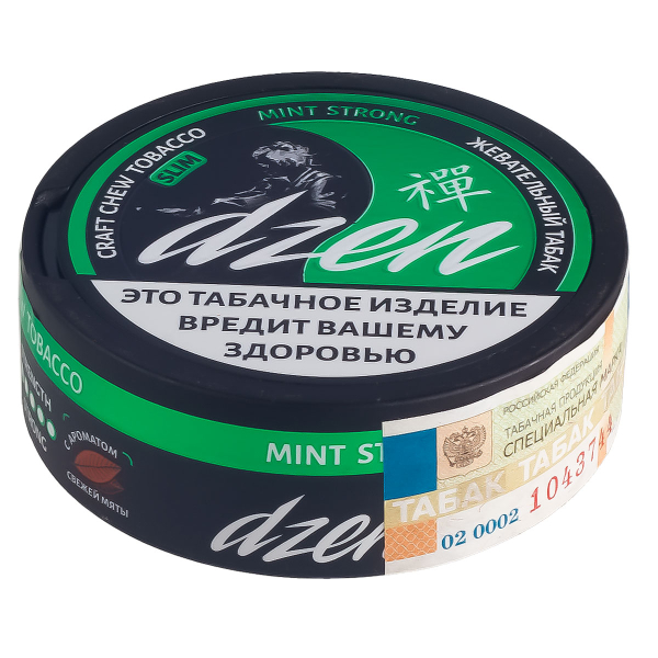 Жевательный табак Dzen Strong Slim Mint 9 грамм в Краснодаре