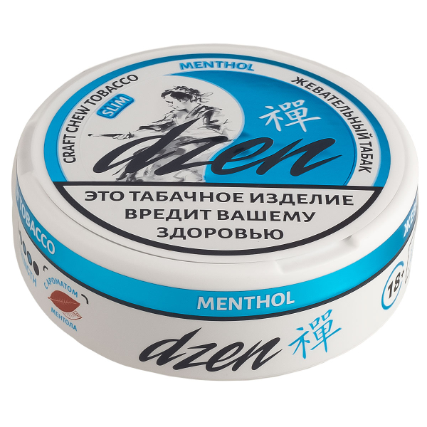 Жевательный табак Dzen Slim Menthol 9 грамм в Краснодаре