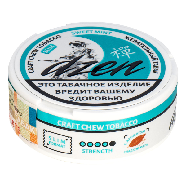 Жевательный табак Dzen Slim Sweet Mint 9 грамм в Краснодаре