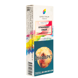 Табак Spectrum Strawberry Cream  100 гр