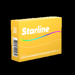 Табак Starline Банановый Маршмеллоу  25 грамм