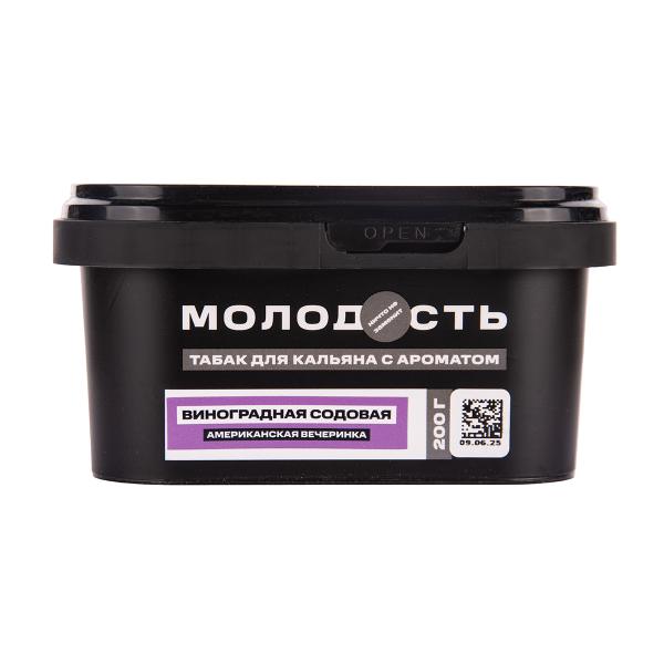 Табак Молодость Американская Вечеринка Виноградная Содовая 200 грамм в Краснодаре