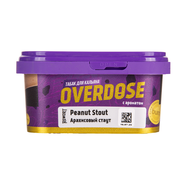 Табак Overdose Peanut Stout 200 грамм в Краснодаре