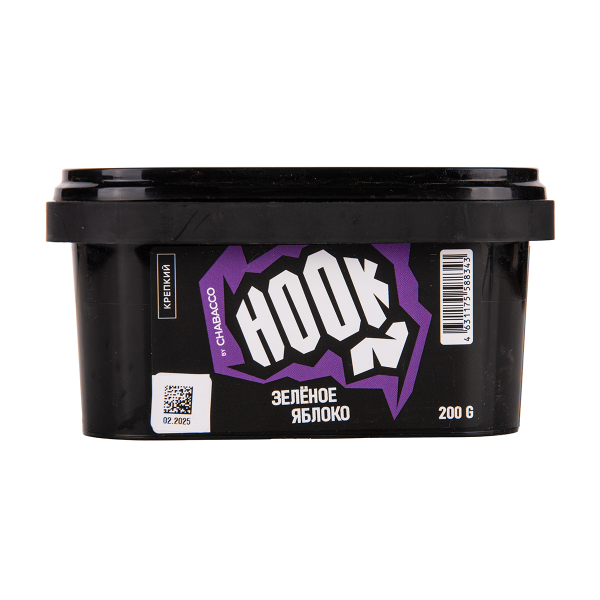 Табак Hook Зелёное Яблоко 200 грамм в Краснодаре