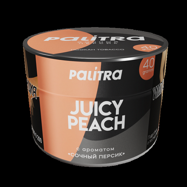Табак Palitra Juicy Peach Сочный Персик 40 грамм в Краснодаре