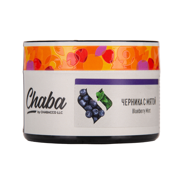 Бестабачная смесь Chaba Blueberry Mint Nicotine Free 40 грамм в Краснодаре
