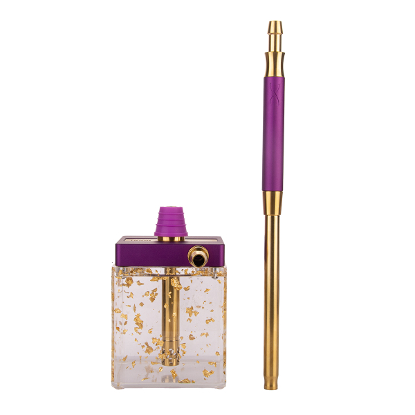 Кальян Hoob Subatom Royal Purple X Gold | Cube Mini Gold в Краснодаре