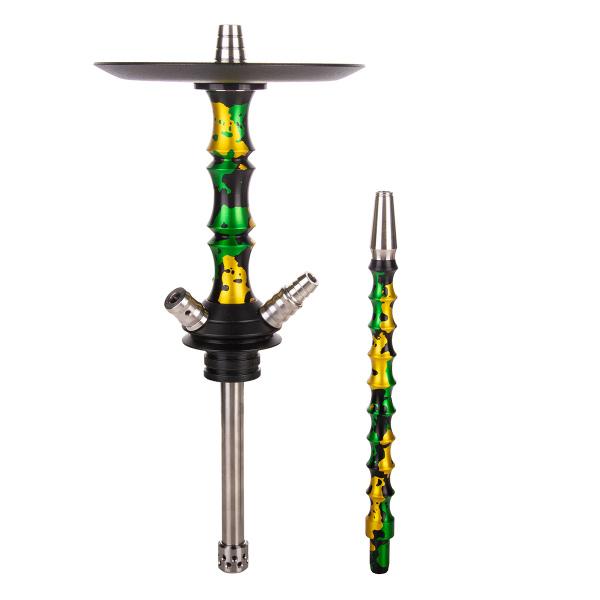 Кальян Mamay Customs Asian Micro Special Anod Зелёно Золотой Камуфляж в Краснодаре