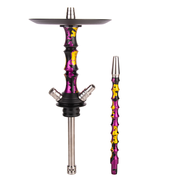 Кальян Mamay Customs Asian Micro Special Anod Пурпурно Золотой Камуфляж в Краснодаре