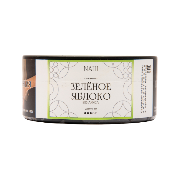 Табак NАШ White Зелёное Яблоко 100 грамм в Краснодаре