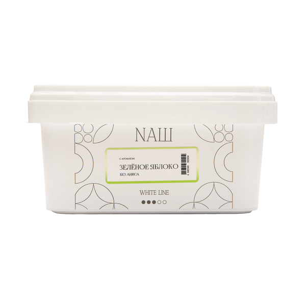 Табак NАШ White Зелёное Яблоко 200 грамм в Краснодаре