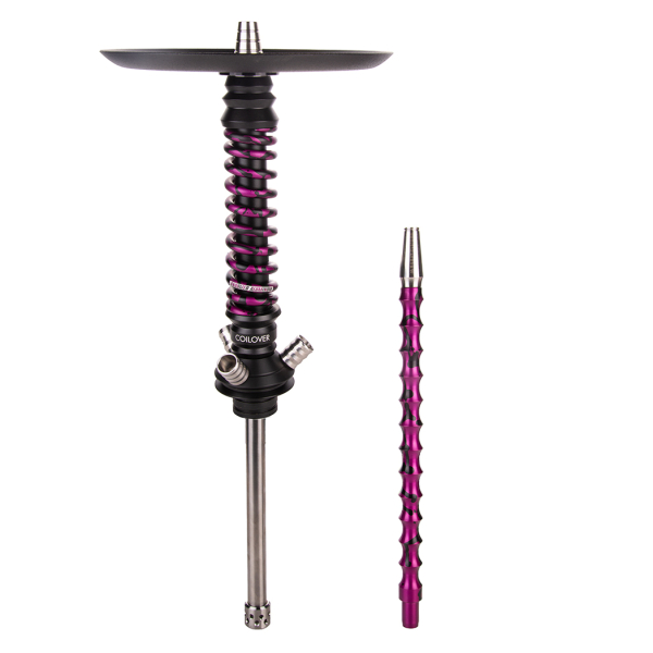 Кальян Mamay Customs Coilover Mini  Чёрный Пурпурный Сплеш в Краснодаре