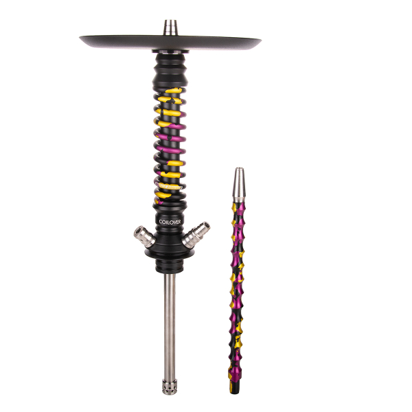 Кальян Mamay Customs Coilover Mini   Чёрный Пурпурный/золотой Камуфляж в Краснодаре