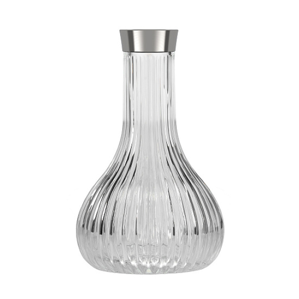 Колба Alpha Hookah Drop Twistlock На Резьбе Прозрачная  Silver в Краснодаре