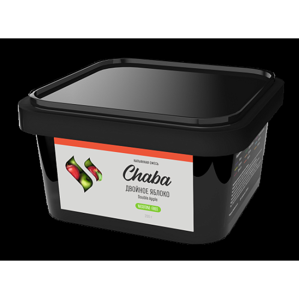 Безникотиновая смесь Chaba Double Apple Двойное Яблоко 200 грамм в Краснодаре