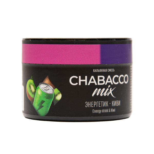 Бестабачная смесь Chabacco Medium Mix Energy Drink & Kiwi 40 грамм в Краснодаре