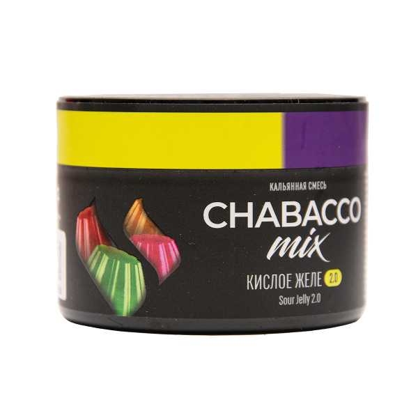 Бестабачная смесь Chabacco Mix Medium Sour Jelly 2.0 50 грамм в Краснодаре