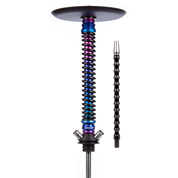 Кальян Mamay Customs Coilover Big Anod Blue Space Черный Глянец в Краснодаре