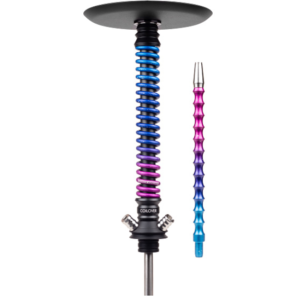 Кальян Mamay Customs Coilover Big Anod Черный Мат Blue Space в Краснодаре