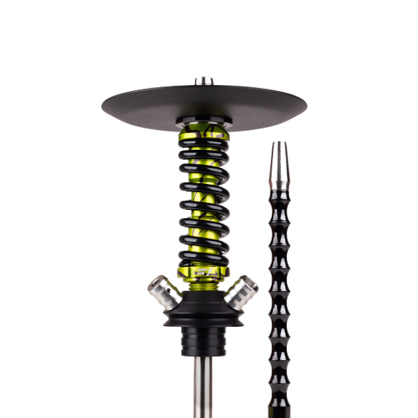 Кальян Mamay Customs Coilovers Micro Anod Oliva Splash Черный Глянец в Краснодаре
