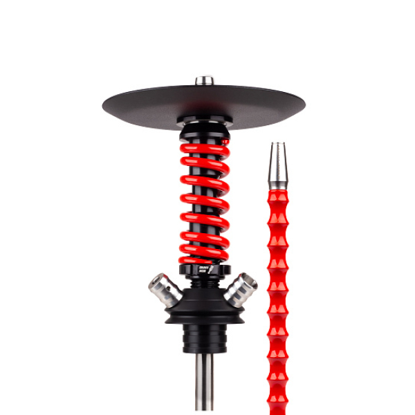 Кальян Mamay Customs Coilovers Micro Anod Черный Красный Глянец в Краснодаре