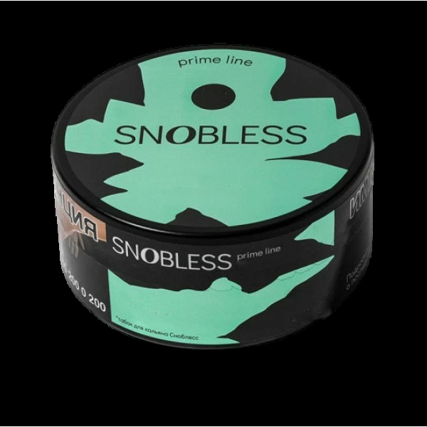 Табак Snobless Мятная Жвачка Mint Gum Prime Lines 100 грамм в Краснодаре
