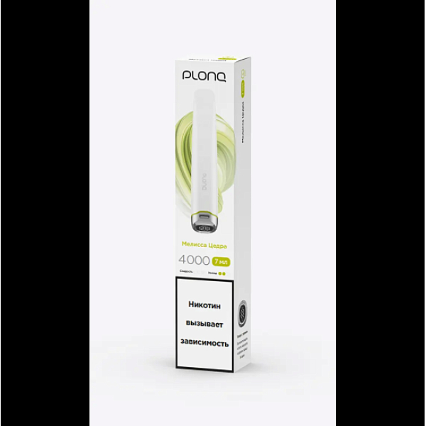 Электронка Plonq Plus Pro 4000 Мелиcса Цедра 4000 затяжек в Краснодаре