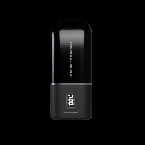 Электронка Soak 13 Ice Blueberries Raspberries Ледяная Черника Малина 13000 затяжек в Краснодаре